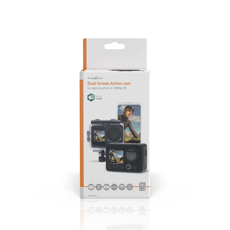 Action Cam Dubbel scherm - 1080p@30fps - 12 MPixel
