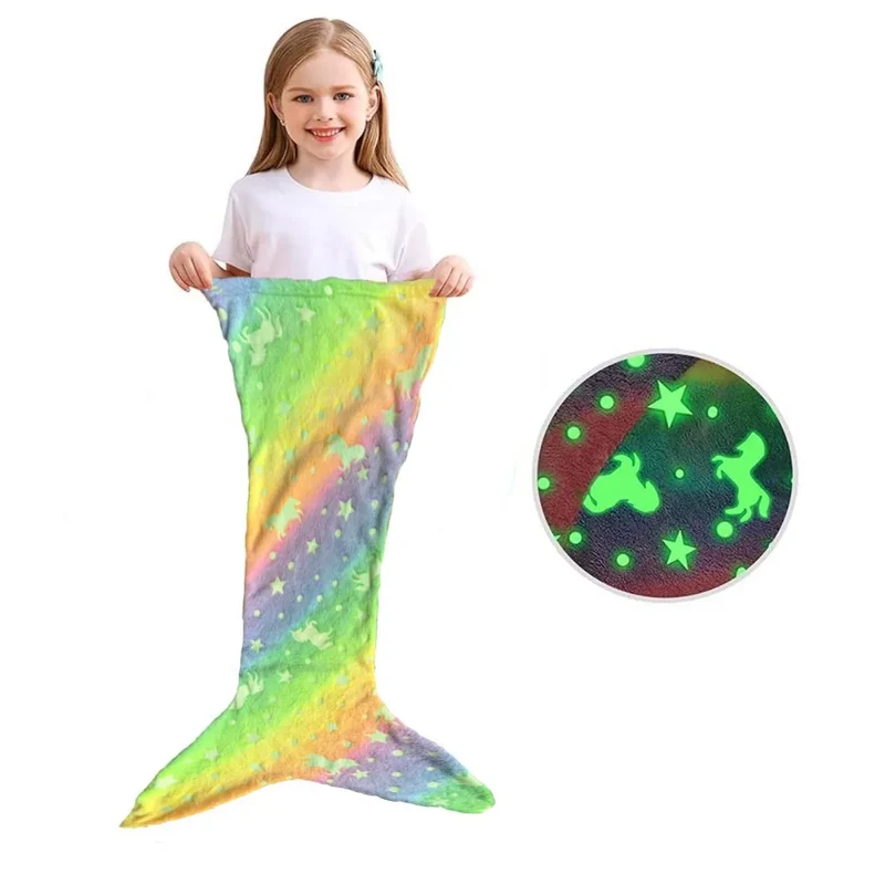 Mini Fashion™ - Glow in the Dark - Zeemeermin Slaapzak