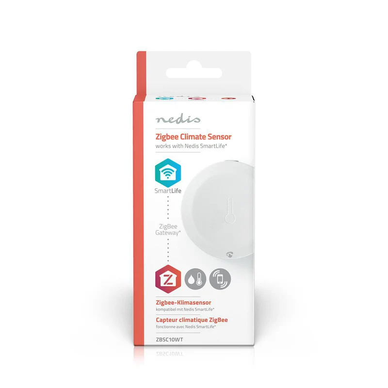 SmartLife Klimaatsensor Zigbee 3.0 - Batterij Gevoed - Android™ / IOS