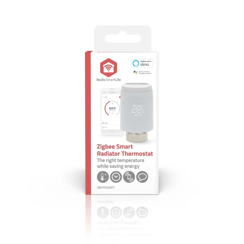 SmartLife Radiatorbediening Zigbee 3.0 - Batterij Gevoed - LED
