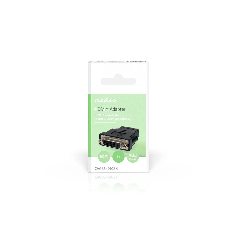 HDMI™-Adapter HDMI™ Connector - DVI-D 24+1-Pins Female - Verguld