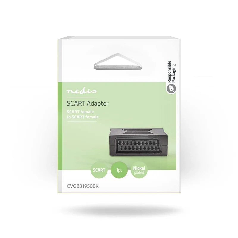 SCART-Adapter SCART Female - SCART Female - Vernikkeld