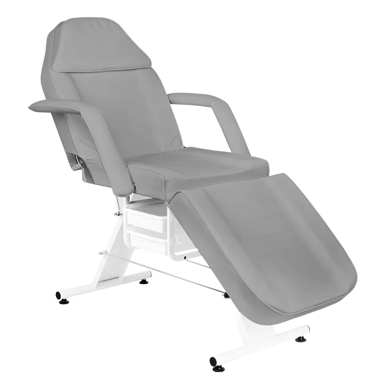 Behandelstoel Basic 202 met Trays Grijs/Antraciet – Professionele Behandelstoel met Opbergbakken & Verstelbare Rugleuning