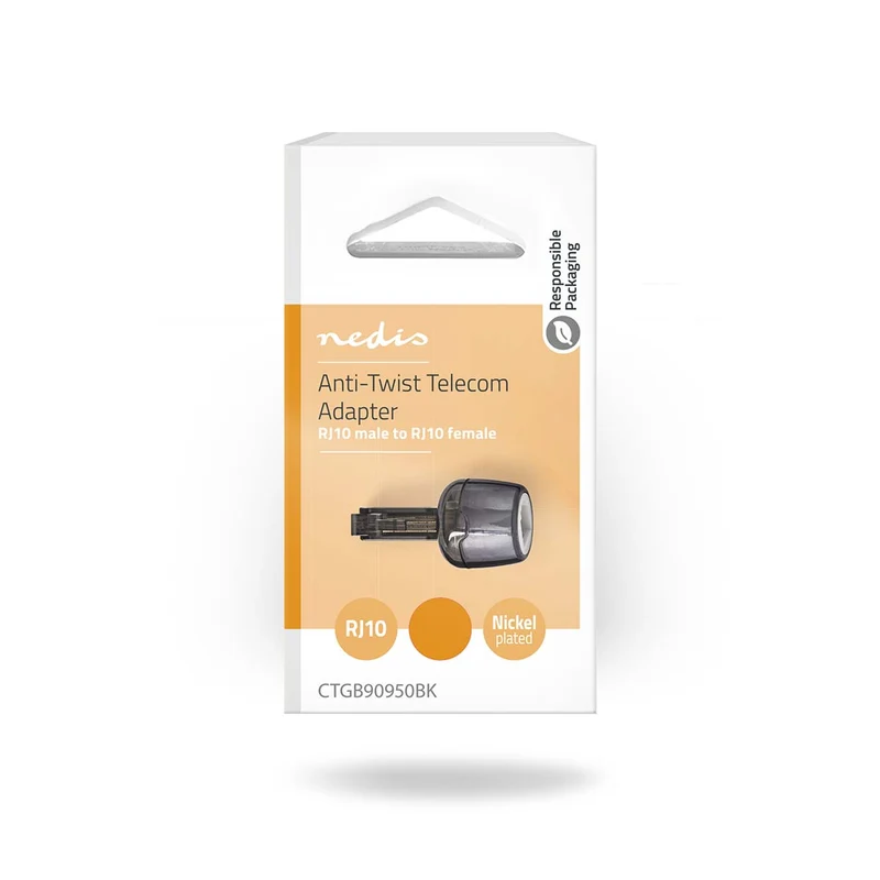 Anti-Twist Telecom-Adapter Type Aansluiting: RJ10 - Type adapter: Adapter - PVC