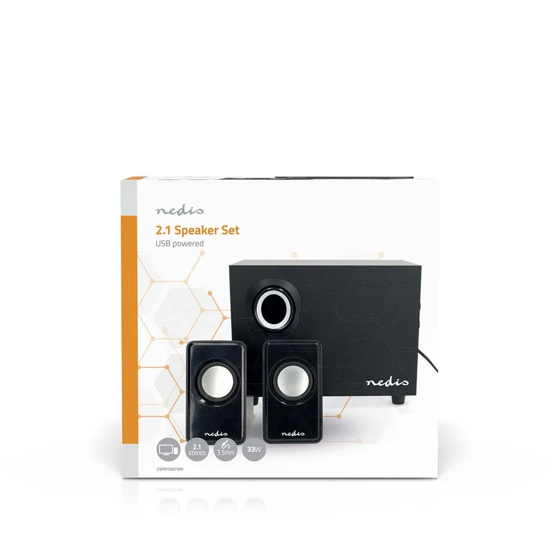 PC-Speaker 2.1 - 33W - 3,5 mm Male