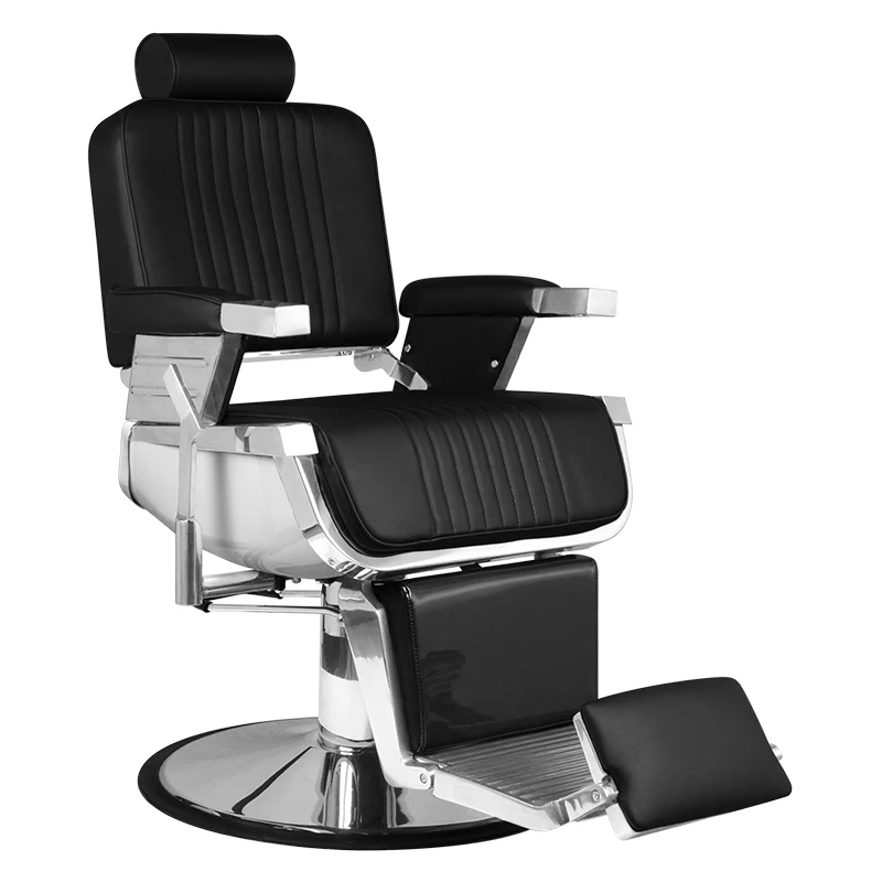 Hair System Royal X Barber Chair Zwart – Luxe Professionele Barberstoel met Hydraulische Verstelling, Verstelbare Rug- en Hoofdsteun & Premium Comfort voor Barbershops