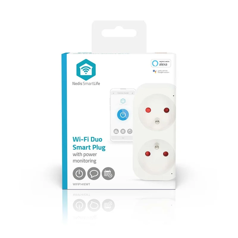 SmartLife Slimme Stekker Wi-Fi - IP21 - Energiemeter