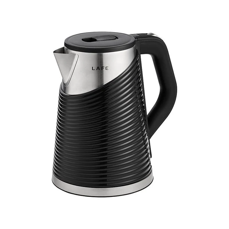 Lafe Dubbelwandige Elektrische waterkoker Cool Touch Elegant Zwart 1,8L 1800W