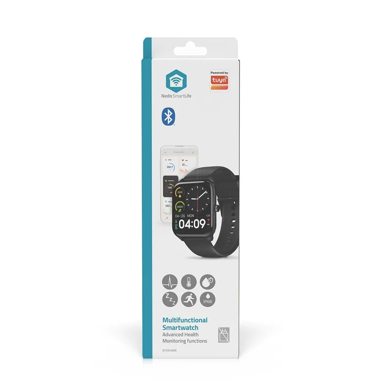 SmartLife-horloge 1.69" - LCD - IP68