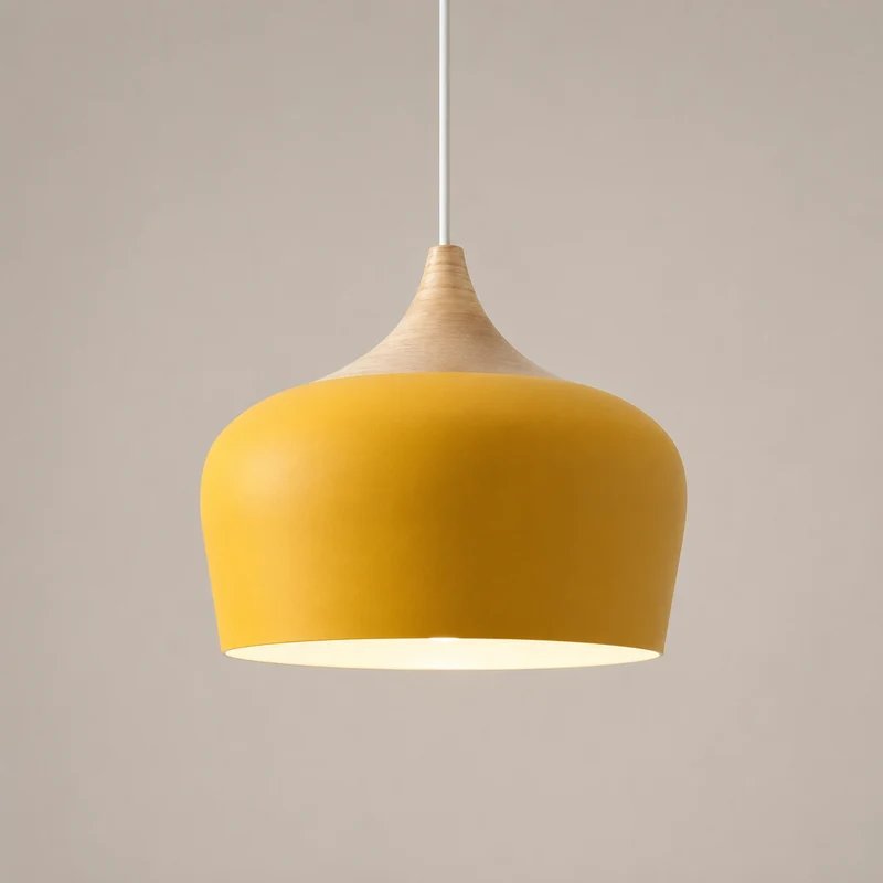 Hanglamp met Verstelbare Hoogte en Aluminium Kap voor Tafel, Keuken, Eetkamer, Leeshoek en Slaapkamer Sfeerverlichting | Sansoti