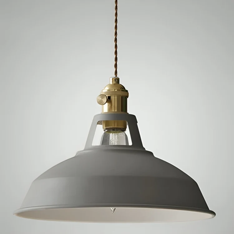 Metalen Hanglamp E27 Fitting Industrieel Design Eetkamer Keukeneiland Retro Verlichting Zwart Grijs Woonkamer | Sansoti