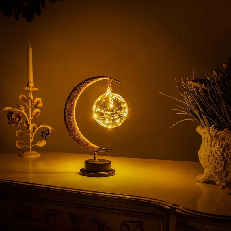 Dromerige Maanlamp - Borosilicaatglas