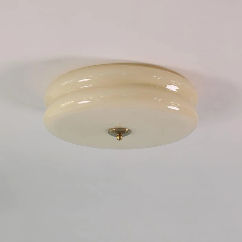 Plafondlamp Art Deco Stijl IJzer Glas Ingebouwde LED Woonkamer Slaapkamer Eetkamer Hal Retro Vintage | Sansoti