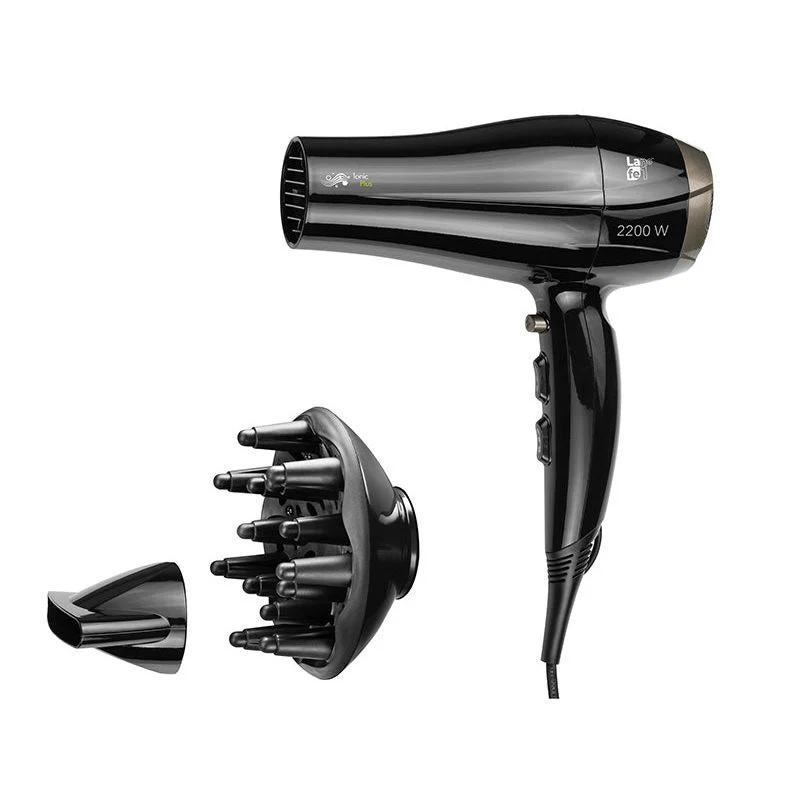 Lafe SWJ-002 Föhn – Ionische Haardroger – 2200W – Met Coolshot, Diffuser & Concentrator – Zwart