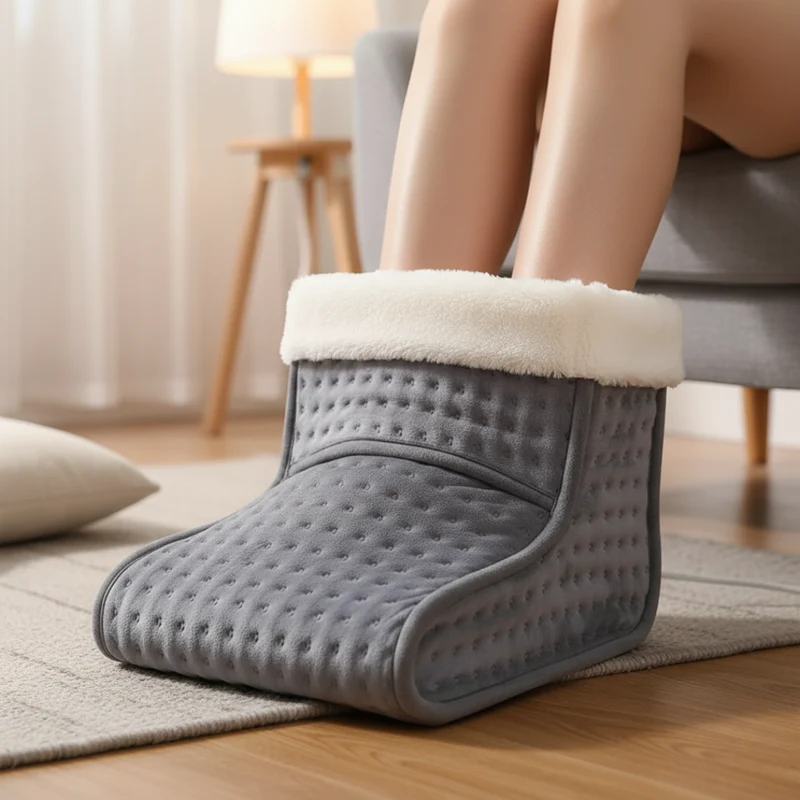 Elektrische Voetenwarmer met 6 Warmtestanden Timer Wasbaar Afneembaar Binnenvoering Afstandsbediening | Sansoti