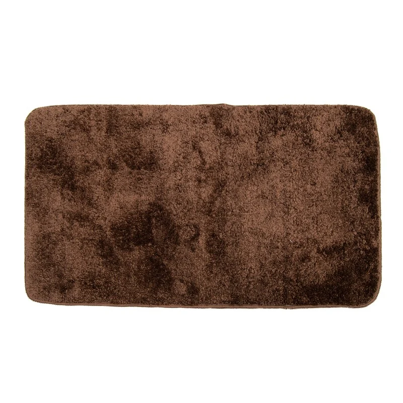Droogloopmat 75x45 cm Bruin – Deurmat Binnen – Absorberende Antislip Mat – Wasbare Badmat en Moddermat
