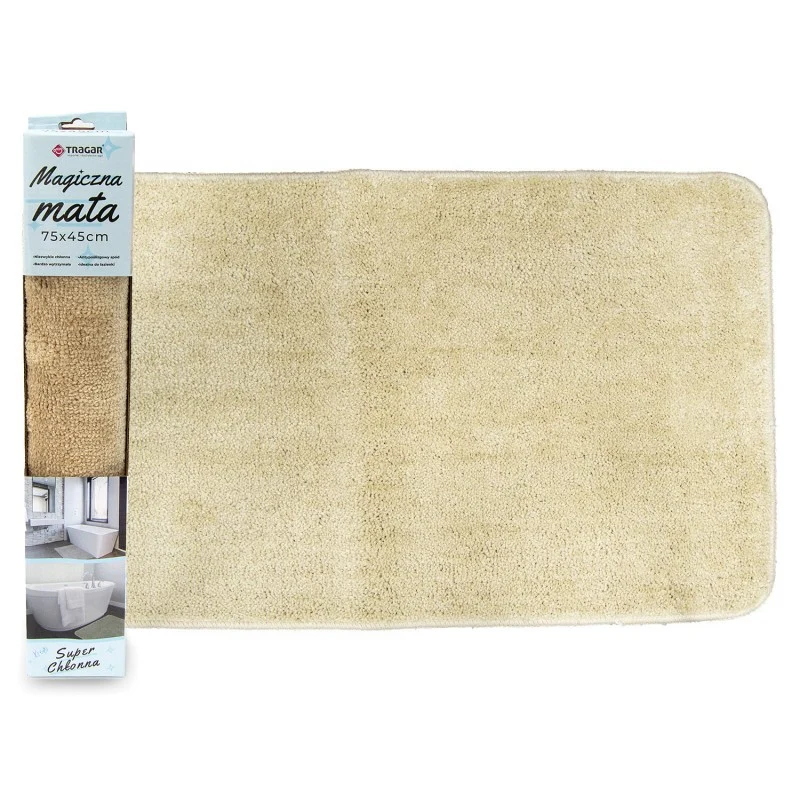 Magic Mat Droogloopmat 75×45 cm Crème – Extreem Absorberende Deurmat Met Antislip – Wasbaar – Voor Binnen & Buiten – Ook Geschikt Als Badmat