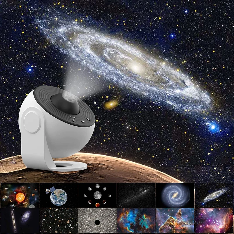 Sterrenprojector met 13 Lichtscenario's Timer en Afstandsbediening Nachtelijke Hemel Galaxy Projector Slaapkamer | Sansoti