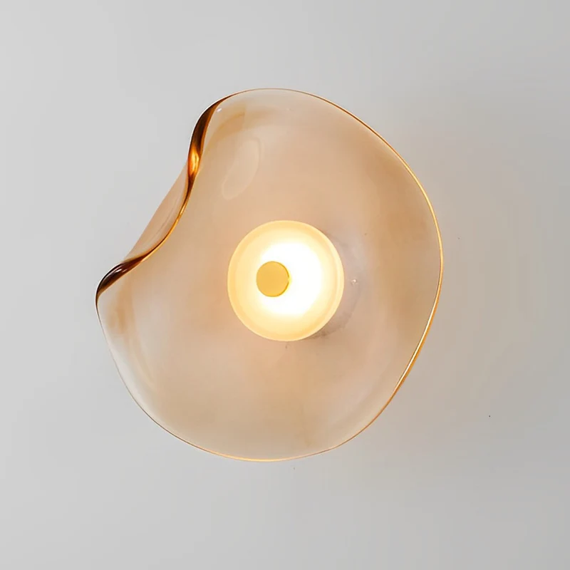 Sculpturale Wandlamp met Geïntegreerde LED Glazen Bol Warm Wit Licht voor Woonkamer Slaapkamer Gang Hal | Sansoti