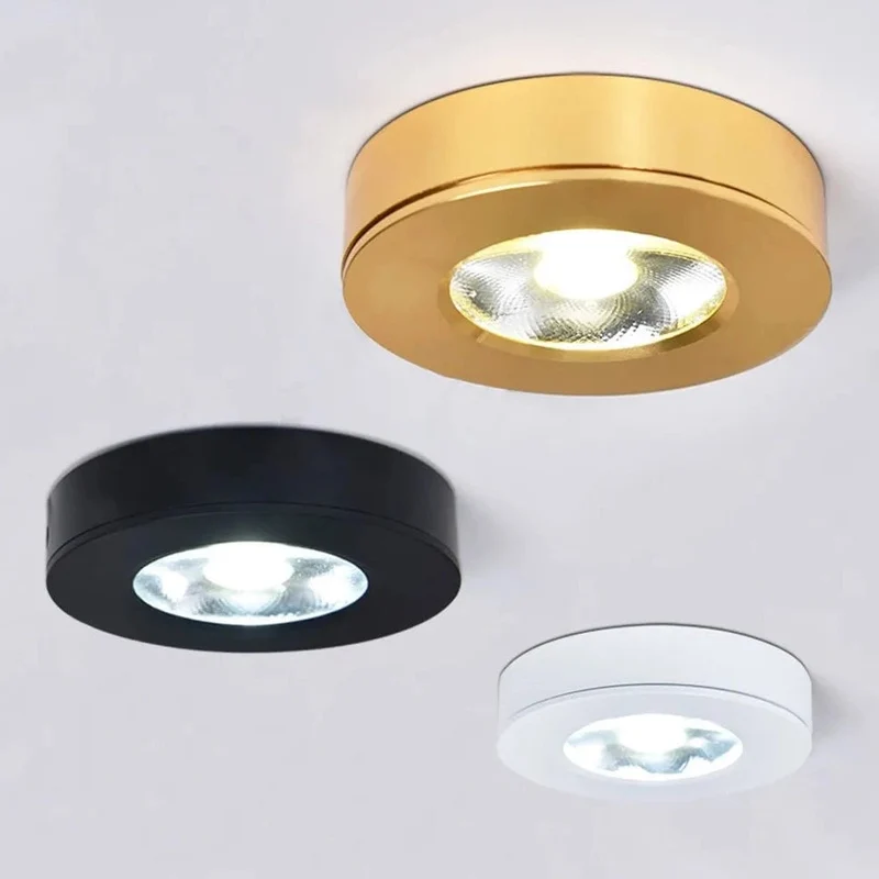 Inbouwspot Plafond Ultra Plat 1.8cm LED Aluminium Rond Design Opbouw Verlichting voor Woonkamer en Keuken | Sansoti