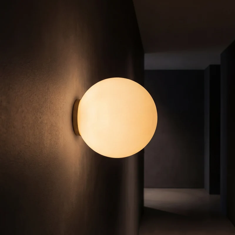 Ronde Wandlamp met LED Verlichting Ø12-20cm Geïntegreerde Lichtbron Hal Slaapkamer Badkamer Modern Design | Sansoti