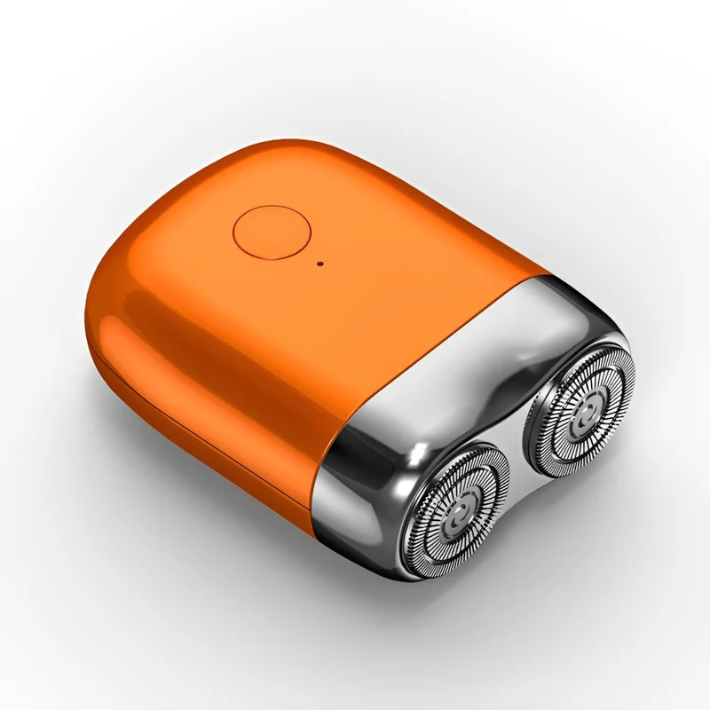 Compacte Elektrische Scheerapparaat Dual Rotary Systeem Waterproof USB-C Oplaadbaar Nat Droog Reisformaat | Sansoti