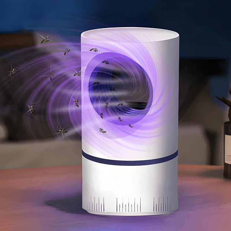 Elektrische Insectenval met LED Licht 200m² Bereik Stil Chemievrij Muggenval voor Slaapkamer Woonkamer Keuken | Sansoti