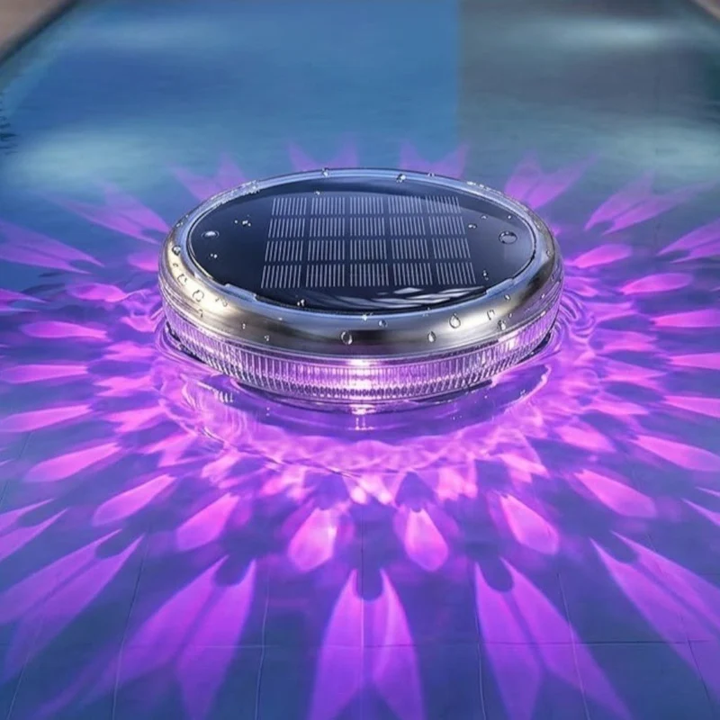 Drijvende Zwembadverlichting op Zonne-Energie met Afstandsbediening 9 Kleuren IP67 Waterdicht voor Tuin | Sansoti