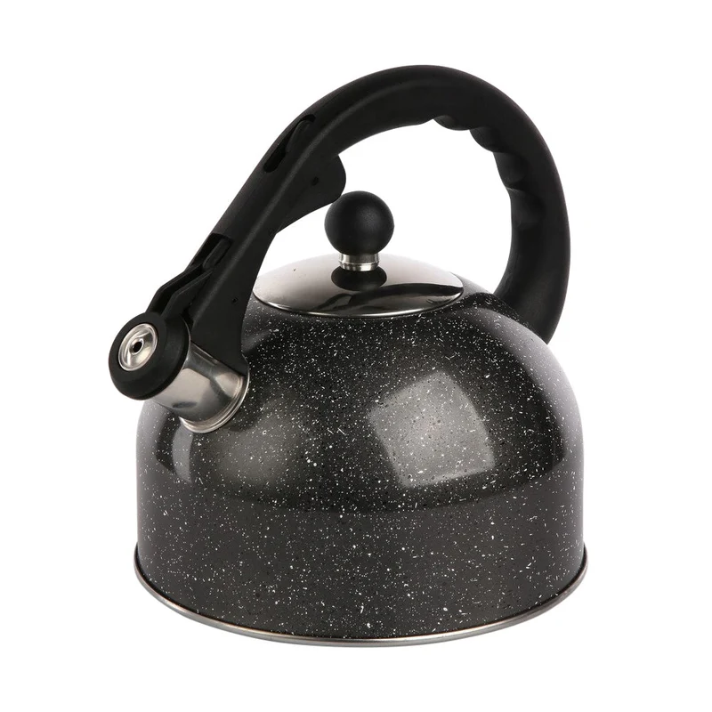 Altom Design Rock exclusieve fluitketel RVS antraciet 2.5 Liter - ook geschikt voor inductie