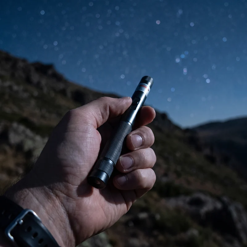 Laserpen Sterrenkijken Groen 10000m Instelbare Focus USB Oplaadbaar | Sansoti