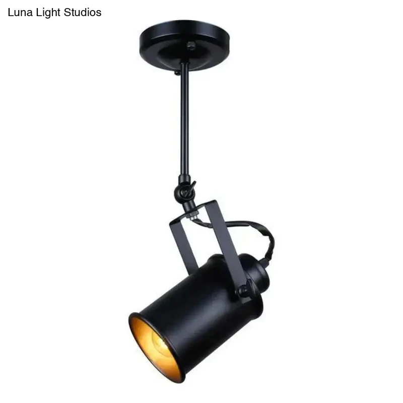 Industriële Hanglamp Zwart Metaal Dimbaar E27 Vintage Loft Pendel Verlichting Horeca Woonkamer Café Bar | Sansoti