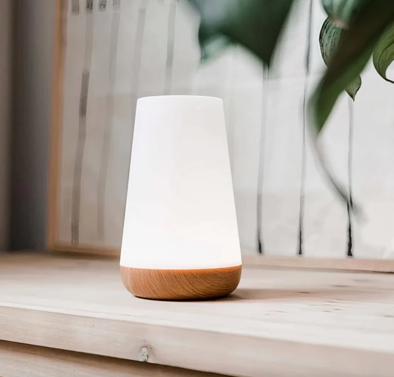 Draadloze RGB Nachtlamp LED Sfeerlicht Touch Bediening Afstandsbediening Oplaadbaar 13 Kleuren Woonkamer | Sansoti