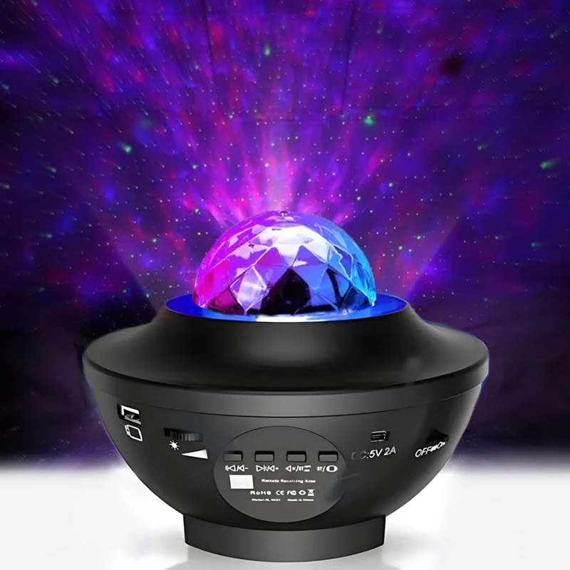 Sterrenprojector met Bluetooth Geluid en App Besturing Galaxy Nachtlampje LED Sfeerverlichting Slaapkamer | Sansoti