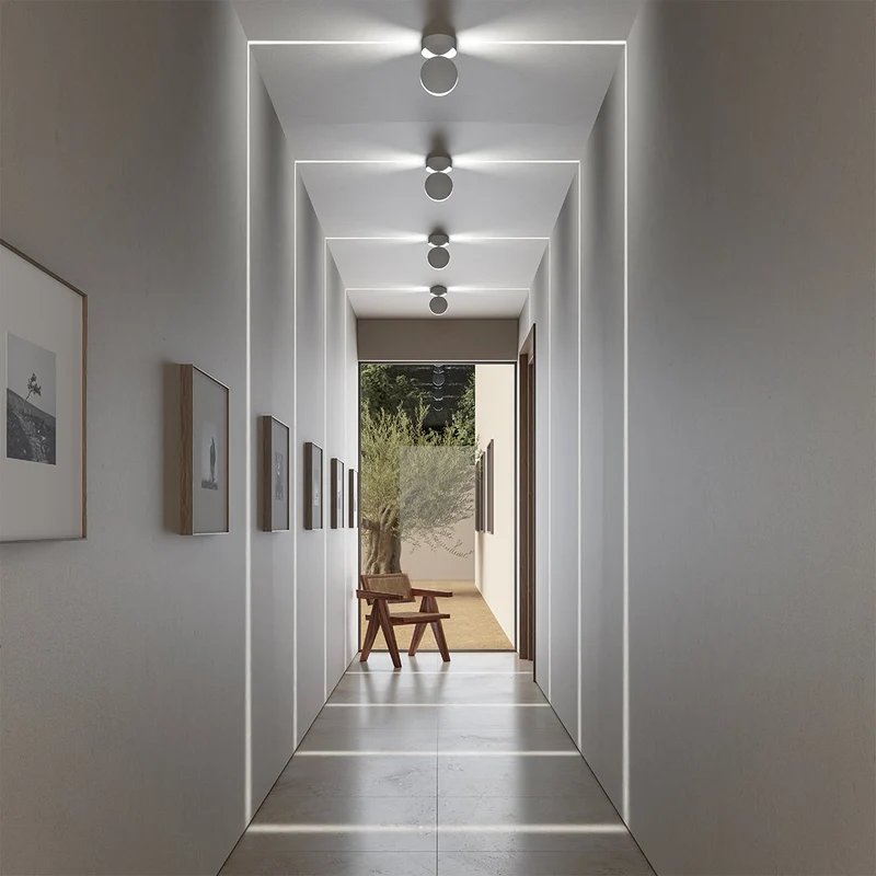 Wandlamp LED 360° Draaibaar Aluminium Warm Licht Design Wandverlichting | Sansoti