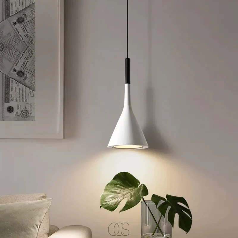 Scandinavische Hanglamp Metaal E27 Verstelbaar Snoer Warm Licht Woonkamer Slaapkamer Stijlvol Design | Sansoti