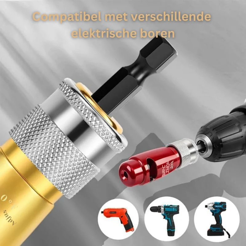 Draadconnector Adapter voor Boormachine – Professioneel Elektrisch Draadverbindingsgereedschap | Sansoti