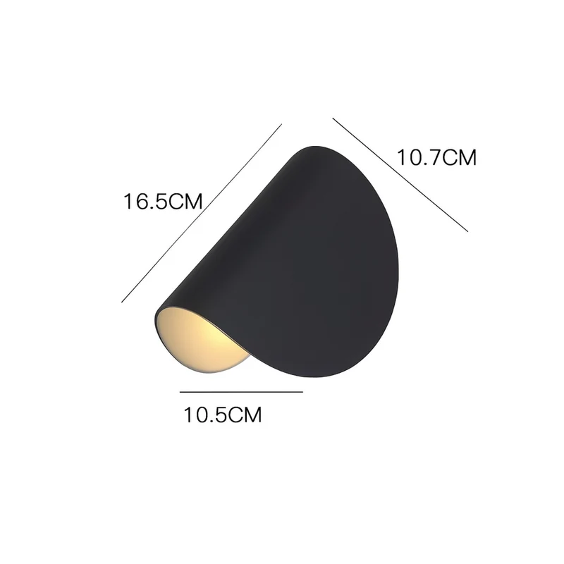 Draaibare LED Wandlamp Metaal 360° Verstelbaar Zwart Wit Binnen Buiten IP65 Waterdicht Scandinavisch Modern | Sansoti