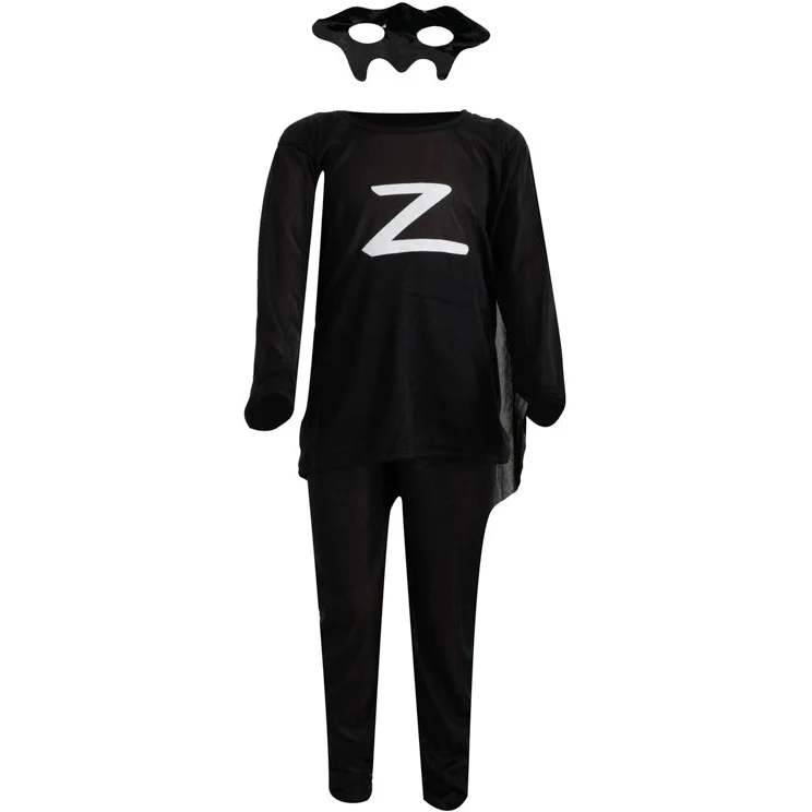 Zorro kostuum voor kinderen maat M 110 - 120cm - verkleedkleding - carnavalskleding
