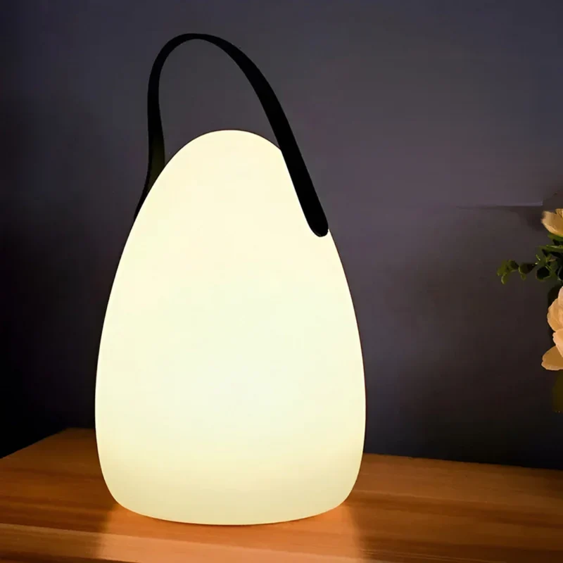 Draadloze led tafellamp met dimfunctie en kleurstanden voor binnen en buiten | Sansoti