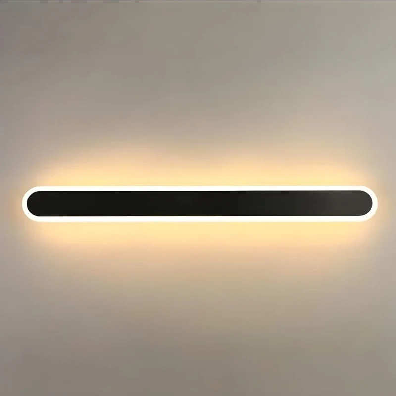Aluminium Buitenwandlamp Afgeronde Randen IP65 LED Verlichting Gevel Entree Tuin Balkon Zwart Wit Goud | Sansoti