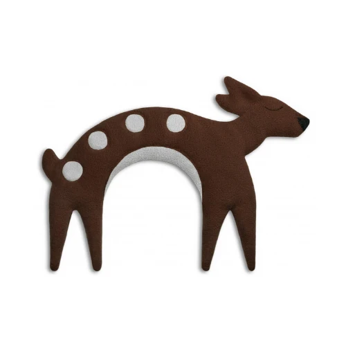 Leschi Warming pillow Flora the fawn - chocolate