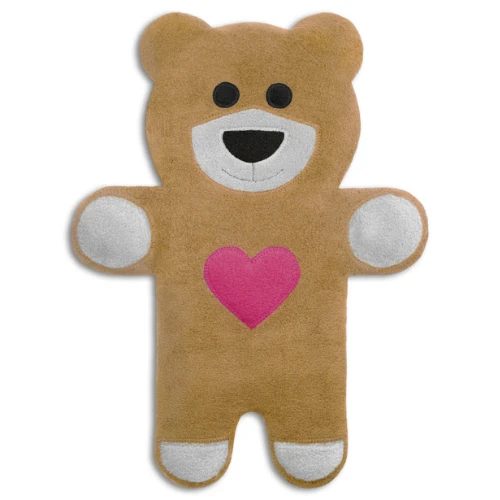 Leschi Warmtekussen Teddy hart- zand