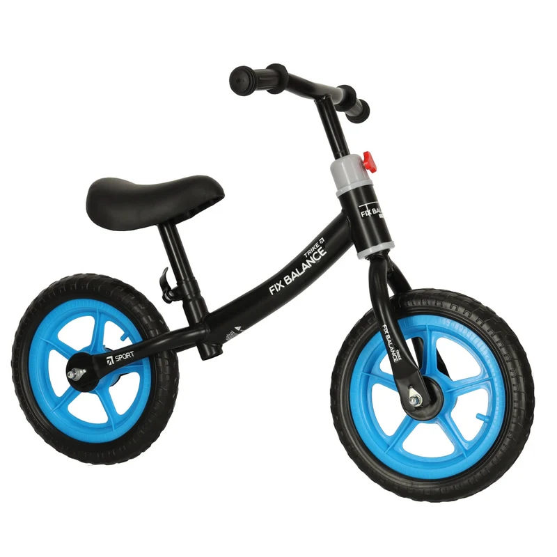 Loopfiets Vanaf 2 Jaar Zwart – Lichtgewicht Kinderfiets – Verstelbare Balance Bike – Trike Fix