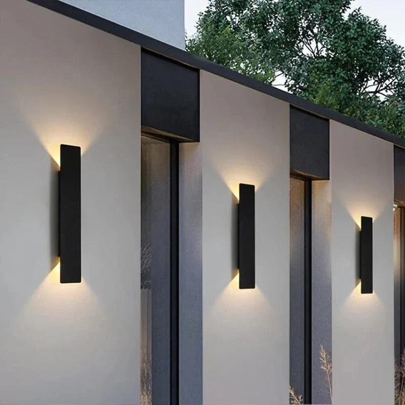 Aluminium LED Wandlamp Buiten Weerbestendig IP65 Warm en Koud Wit Buitenverlichting voor Tuin Terras Entree | Sansoti