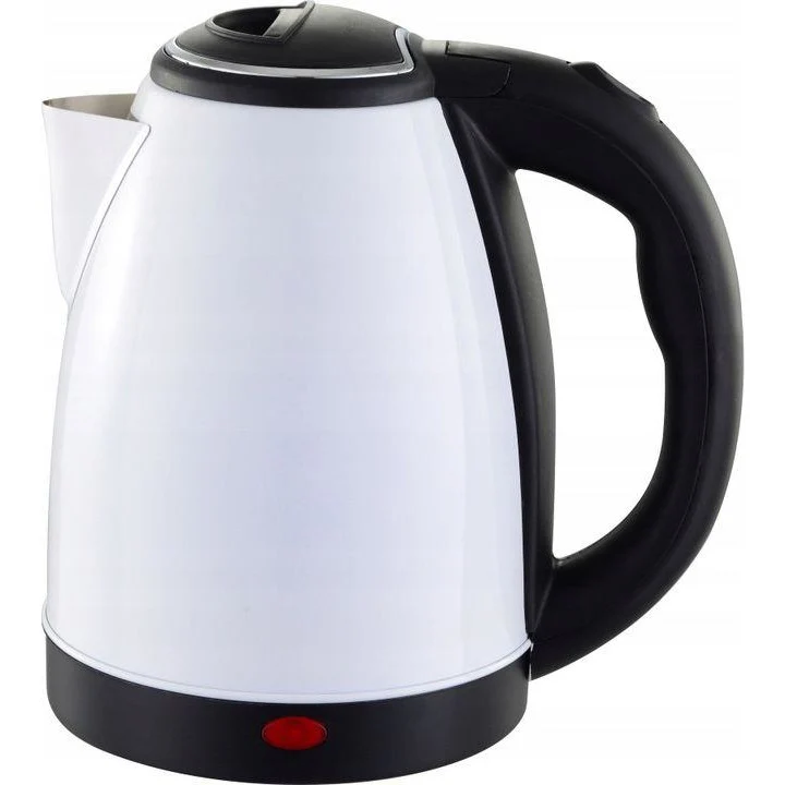 Botti Victor Waterkoker RVS 1,8L 1800W Wit Mat – Krachtige en Stijlvolle Elektrische Waterkoker – Snel Kokend Water voor Koffie, Thee en Meer – Duurzaam en Veilig – 360° Draaibare Basis – Compact en Modern Design
