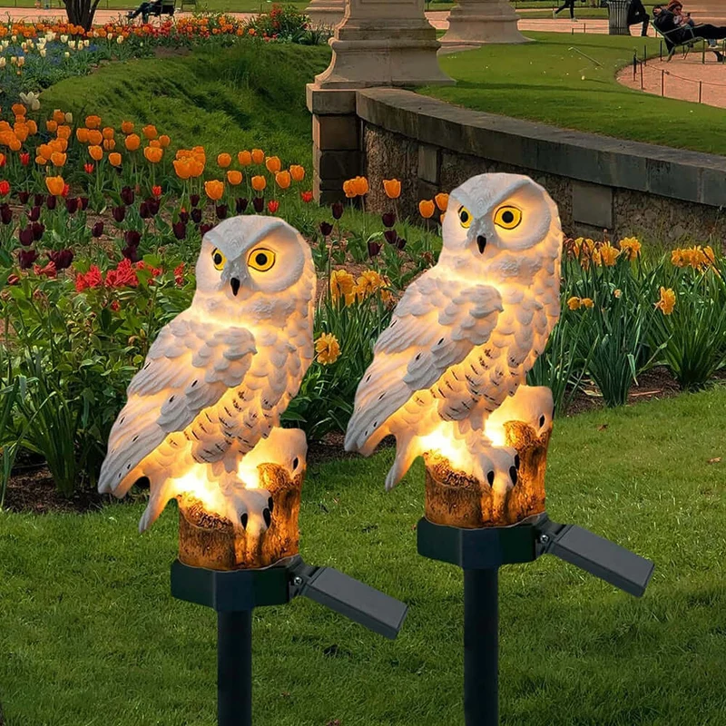 2x Solar Tuinlampen - Egel Design