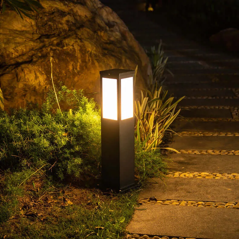 Moderne Buitenlantaarn - Vierkante LED Tuinlamp