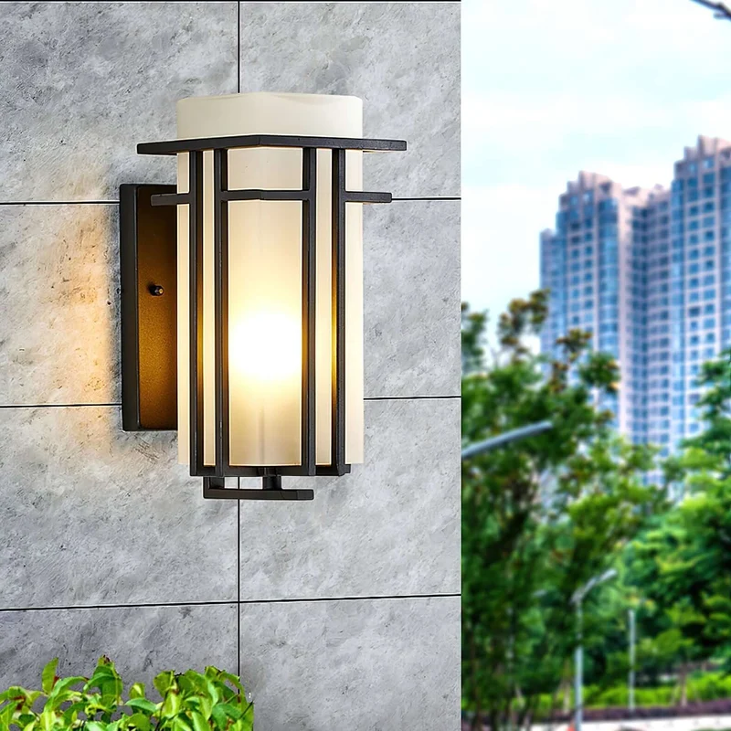 Buiten Wandlamp - IJzer & Glas