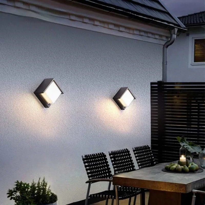 Moderne Buitenwandlamp met Bewegingsensor