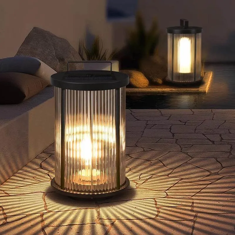 Kristal Glazen Buitenlamp - Solar Energie